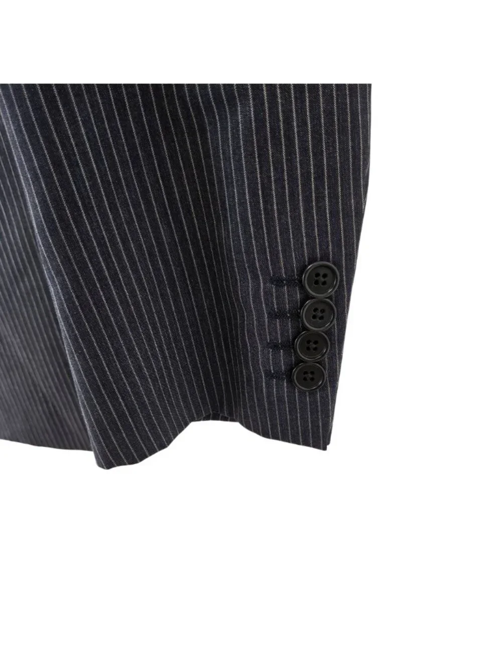Giorgio Armani Collezioni 100% Wool Two Button Pinstripe Sport Coat Size 40R